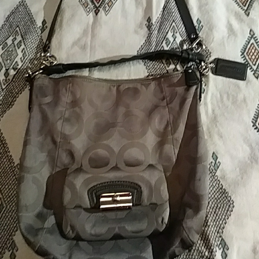 Pretty coach purse.